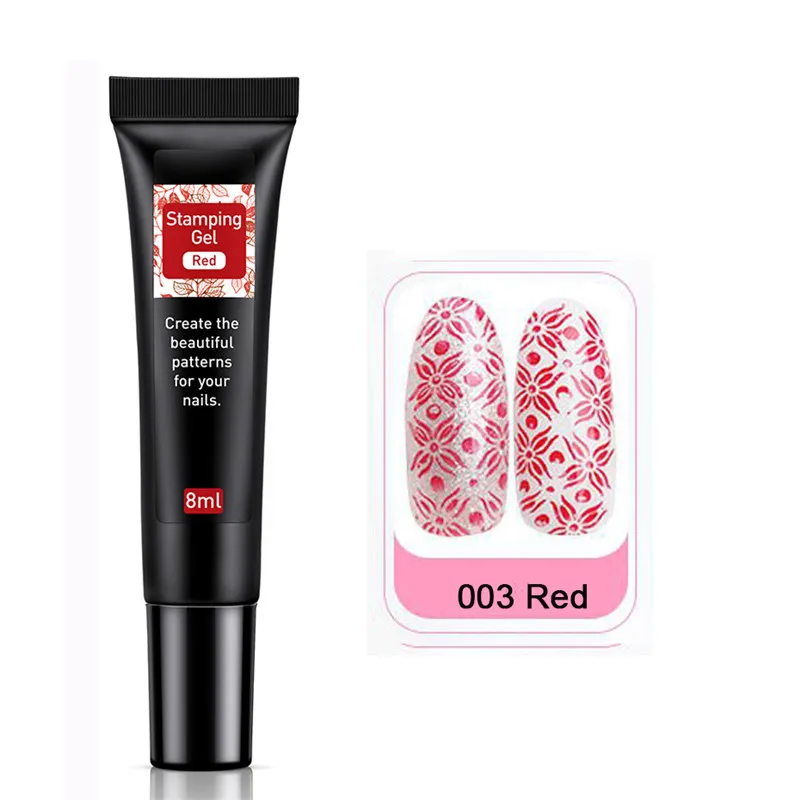 003Red Elite99 Гель-лак для ногтей цветной дизайн ногтей украшения печать рисунка лак для ногтей Отмачивание Ультрафиолетовая лампа для маникюра - Color: 003Red