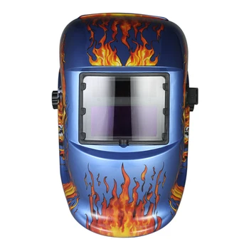 

Industrial Welding Helmet Solar Power Auto Darkening Welding mask TIG MIG soldering Mask Skull Grinding Design