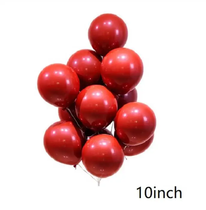 10pcs ruby red Высокое качество 40 дюймов красные воздушные шары из фольги с надписью «любовь» юбилей Свадьба День святого Валентина для женщин девочек День рождения украшения - Цвет: 10pcs ruby red