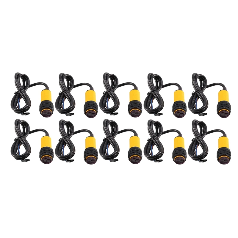 

10PCS / LOT E18-D80NK Adjustable Infrared Sensor Switch 3-80cm Infrared Sensor Switch