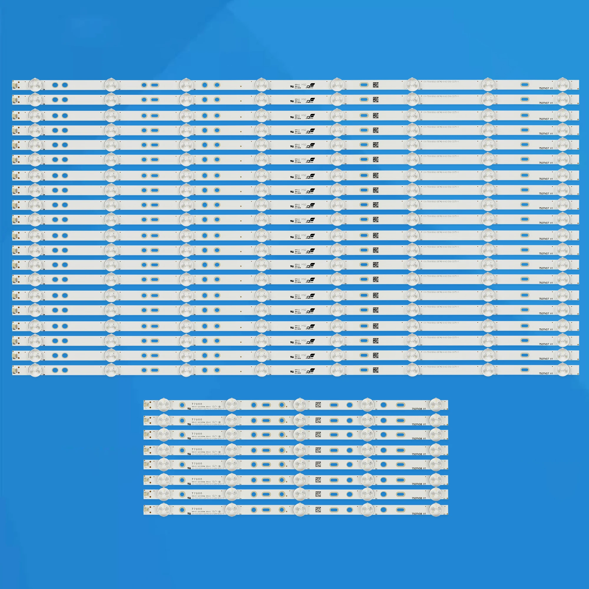 Светодиодные ленты 28 шт./комплект светодиодный для телевизоров SONY 75 KDL 75W850C 75W855C