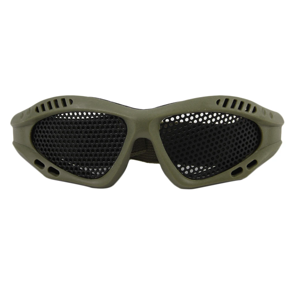 

Outdoor Activities Metal Mesh Climbing Glasses Eye Safety Protection Tactical Durable Glasses Camping Hiking Eyewear Accessory