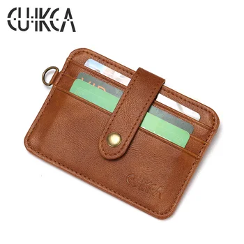 

CUIKCA Women Men Wallet Unisex PU Leather Slim Wallet Hasp Wallet Coin Purse ID Credit Card Holder Cases