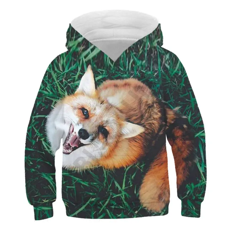 toddler hoodie boy Children's Clothing 3D Fox Hoodie Kids Pullover Girls Sweatshirt Boys Hoodies Clothes For Teen Baby Boy Clothes Toddle Jumper kids sweatshirts