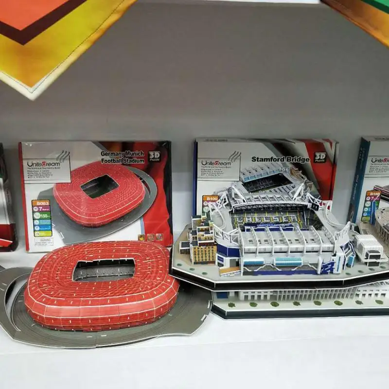 Kiplyki Wholesale 3D Puzzle Soccer Club Venues DIY Model Puzzle