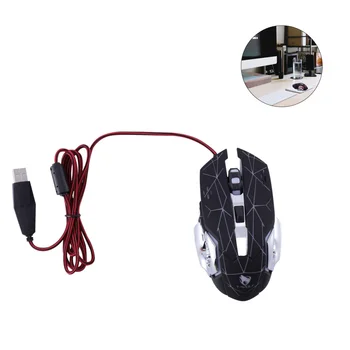 

1 PC Mechanical 6 Keys Lightweight Gaming Mouse Mute Mouse for Family Friends