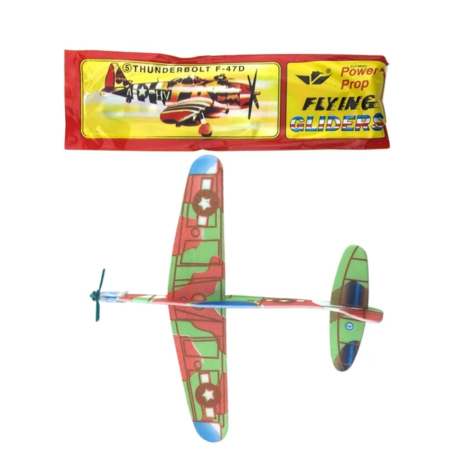 12Pcs DIY Hand Throw Aircraft Flying Glider Toy Planes Airplane Made Of Foam Plast Party Bag Fillers Children Kids Toys Game 5
