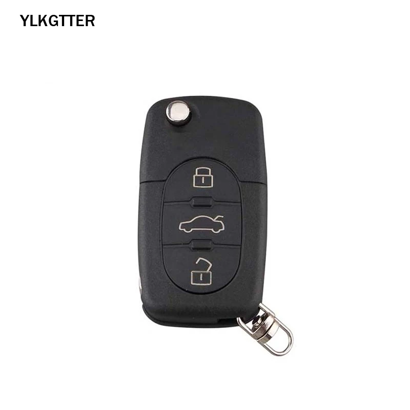 YLKGTTER 433MHz 3B откидной складной дистанционный ключ для Audi A6 S6 RS6 A8 TT старые модели 4D0 837 231 K с транспондером ID48 чип