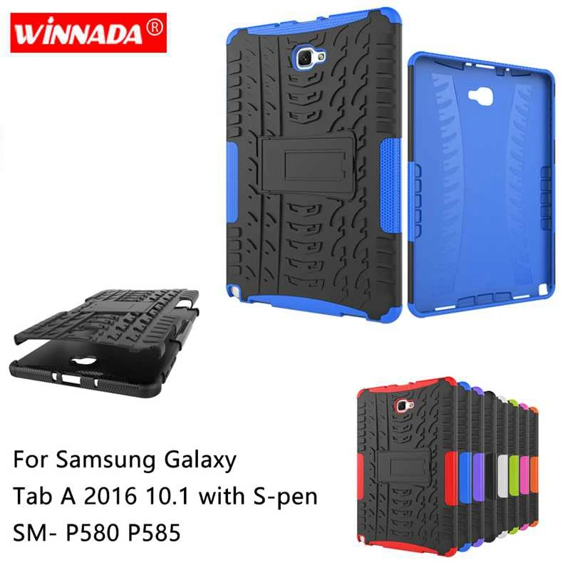Противоударный чехол подставка для Samsung GALAXY Tab A A6 10 1 2016 с S Pen P580 P585 дюйма|Чехлы