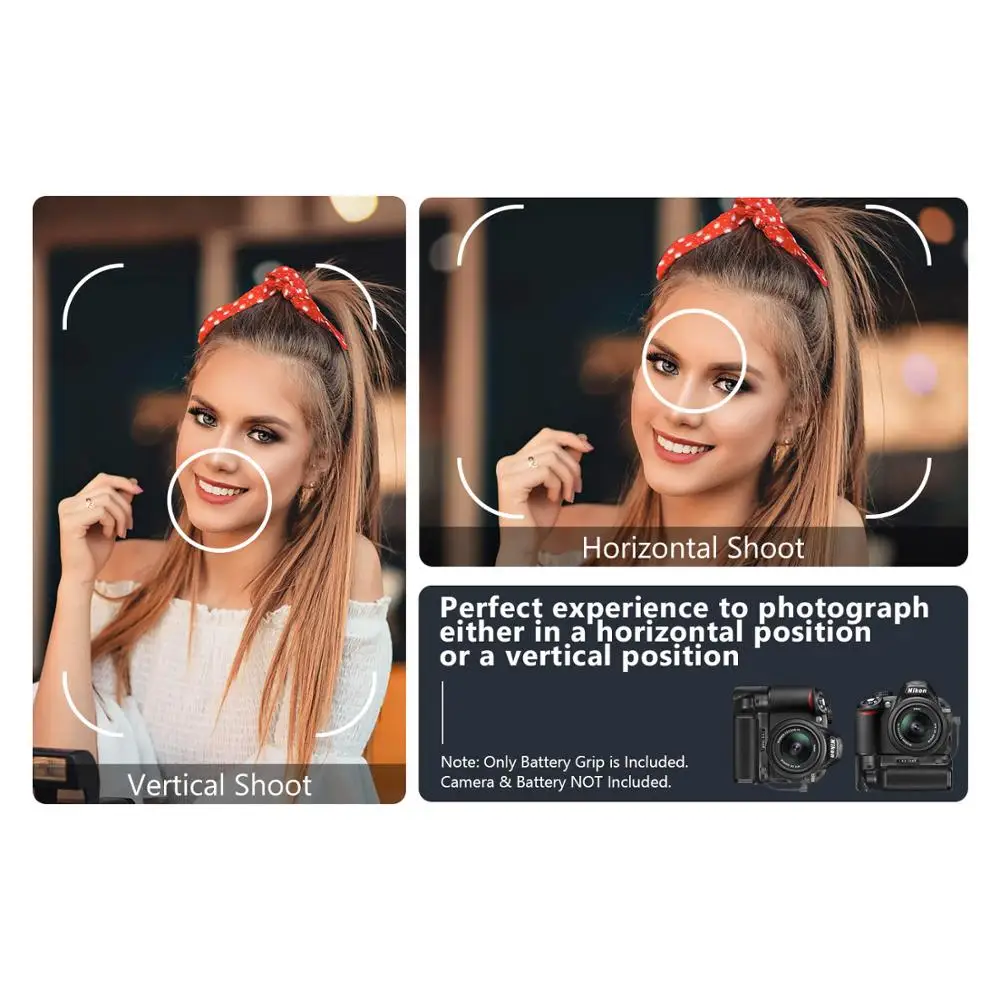 Вертикальный держатель для фотоаппарата NIKON D3100/D3200/D3300 SLR|vertical battery grip|battery gripbattery