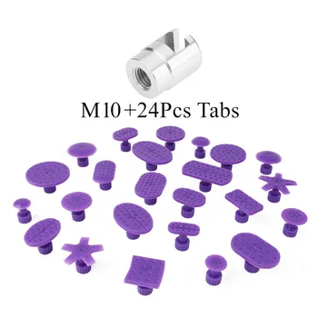 

Tools Car Aluminum Alloy Dent Repair Puller Head Adapter Screw Tips for Slide Hammer and Pulling Tab M10 Glue Tabs