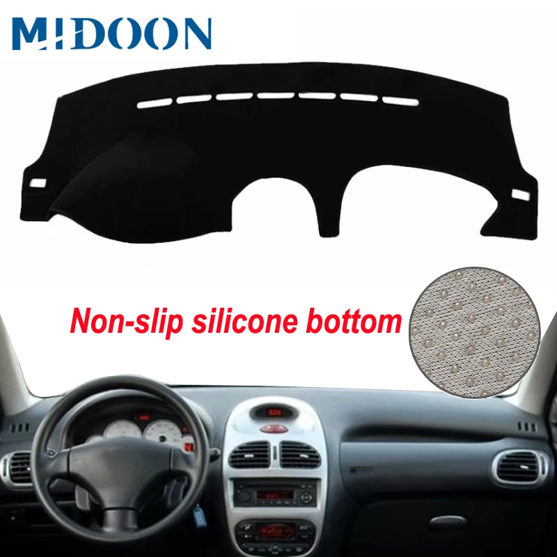 MIDOON для Peugeot 206 + Citroen C2 чехлы стайлинга автомобиля коврик приборной панели
