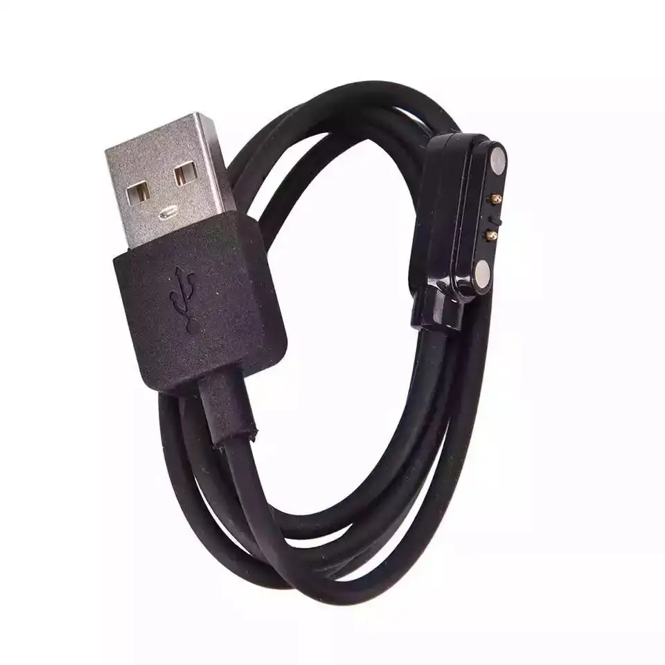 Reloj inteligente imán de carga USB 4 Pin magnético Cable cargador para  DM98 - AliExpress