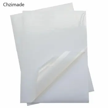 

Lychee Life 10Pcs A4 Clear Sticker Paper Inkjet Printer Label Sheets Water Resistant No Smudge Paper Crafts
