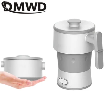 

DMWD 0.8L Folding Portable Electric Water Kettle Handheld Electric Water Flask Pot Food Grade Silicone Mini Insulation Kettle EU