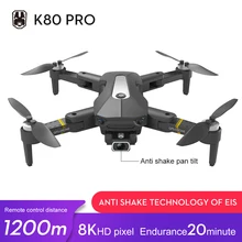 

K80 PRO Foldable RC Mini GPS Drone 5G 8K Dual HD Camera Professional Aerial Photography Brushless Motor Quadcopter Helicopter To
