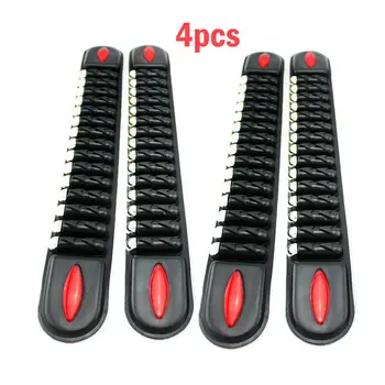 

4Pcs Car SUV Bumper Protector Corner Guard Anticollision Trim Rubber Strip Black New And High Quality