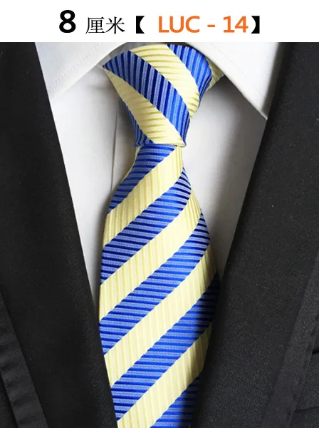 Necktie Мужские жаккардовые полосатые клетчатые галстуки с цветами для свадьбы, вечеринки, отдыха, узкая горловина, Формальные Галстуки 8 см, узкие шелковые галстуки с цветочным рисунком, деловые галстуки, галстук - Цвет: Necktie