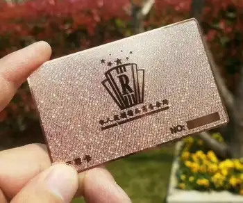 

(100pcs/lot) free design custom metal card printing