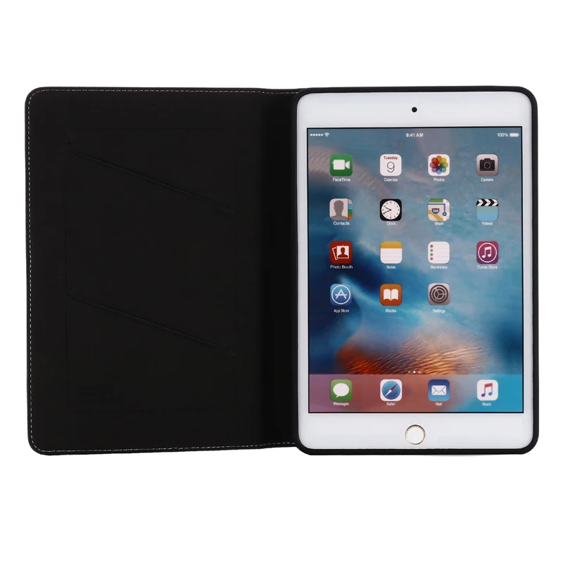 Для iPad mini5 Флип кожаный чехол Универсальный iPad mini 8 дюймов Топ класс чехол бизнес Стенд Магнитный смарт-чехол для iPad mini 4 5