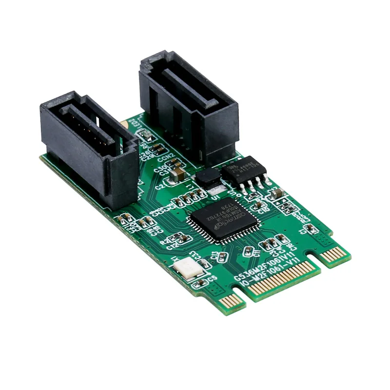 QINDIAN добавить на картах HDD/SSD/SATA Raid контроллер/карта M2 к SATA M.2 SATA карта порт мультипликатор SATA 3 B+ M ключ M.2 кабель адаптера