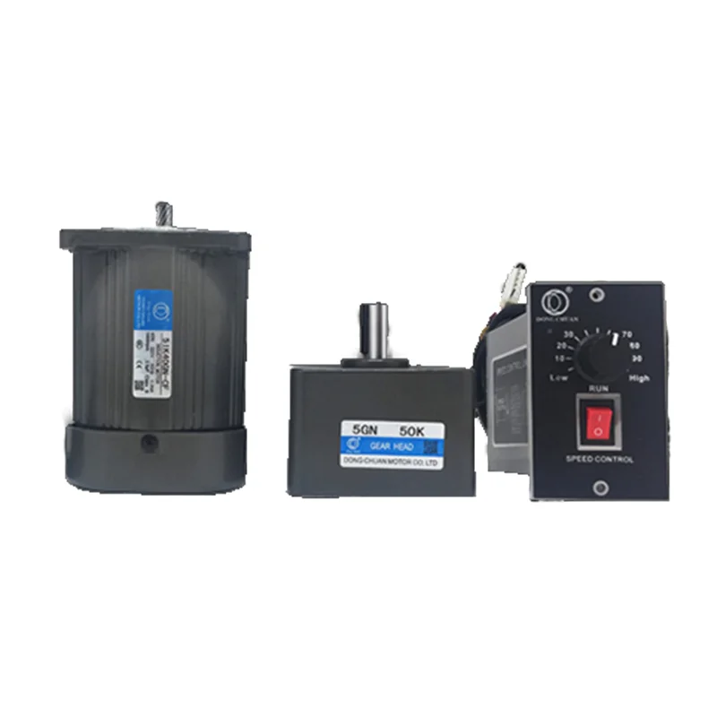 Миниатюрный двигатель регулирования скорости, AC220V 150W редуктор 5IK150RGU-CF+ регулятор скорости