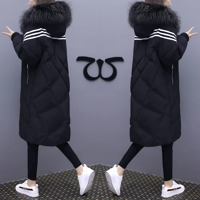 4XL, плюс размер, зимнее пальто для женщин,, зимняя куртка для женщин, с капюшоном, ватная парка, длинная, высокое качество, теплый пуховик, 1016