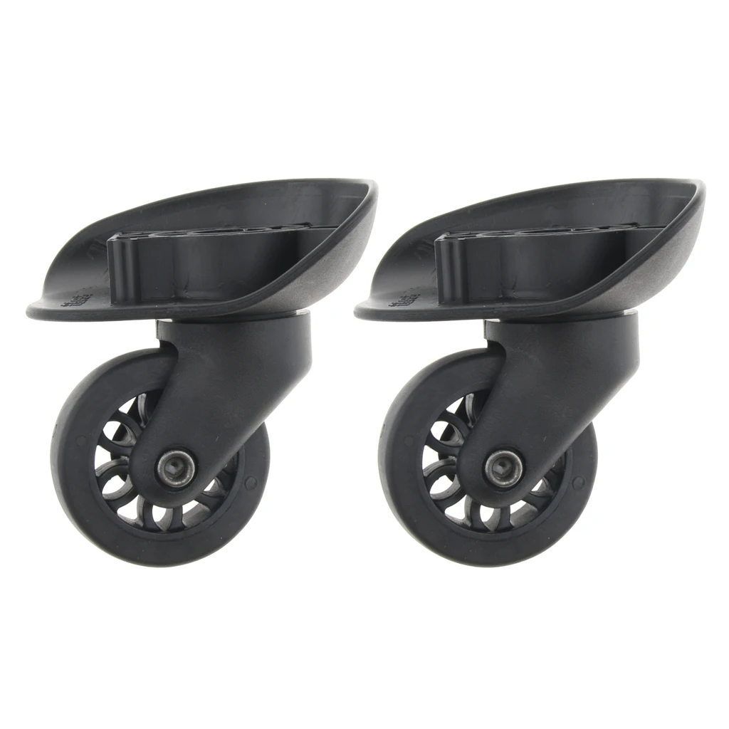 2pcs Universal Swivel Suitcase Luggage Casters Replacement Wheels A35-Size L