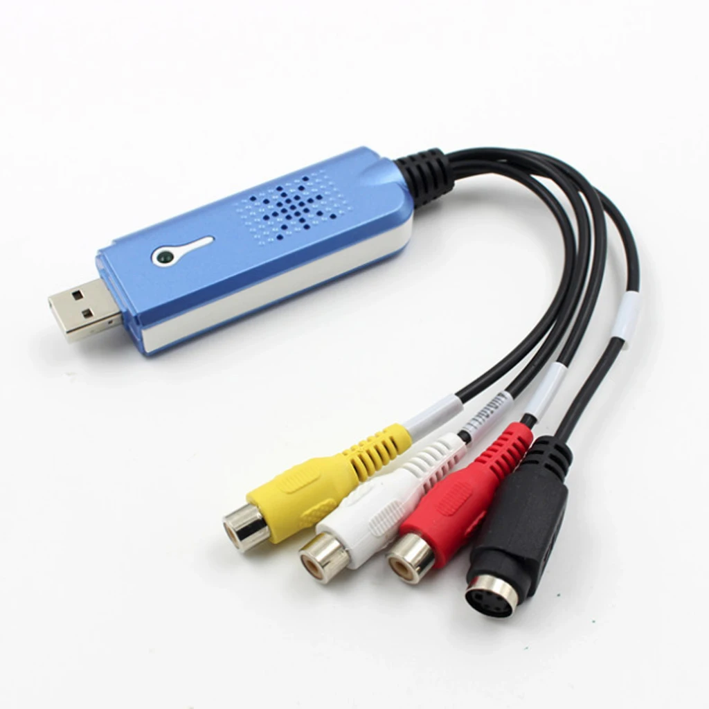

USB Video Capture Grabber Card adapter Chipset UTV007 TV DVD VHS Audio Capture S- video USB Converter Adapter support Win7