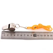 Стиль металлический свисток рефери открытый свисток настраиваемый логотип Открытый страна выживания высокочастотный свисток