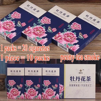 

1 Pack Peony Tea Cigarette Fine Tea Herbal Cigarettes Women Men Healthy Cigarettes No Nicotine & tea smoke tobacco smoking