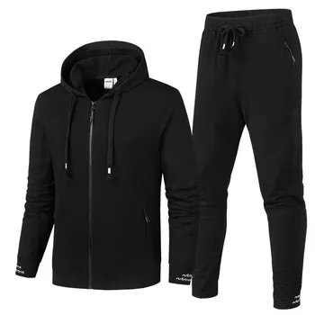 

Men's Sets New Spring Autumn Hoodies Two Piece Sweatshirt+Pants Male Sportswear Suit High Quality Casual Cotton Tracksuit