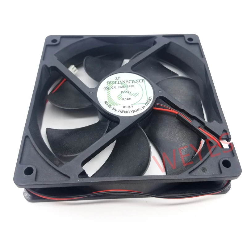 

Новый 12025 12 v 0,18 A 12 cm 12 cm RDL1225S охлаждающий вентилятор