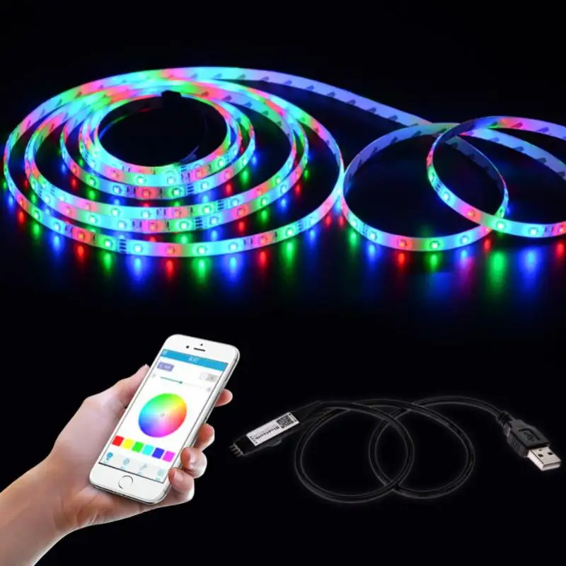 USB кабельная полоса bluetooth 4,0G Светодиодная лента RGB контроллер мобильное приложение умный музыкальный контроллер DC5V-24V Android IOS управление
