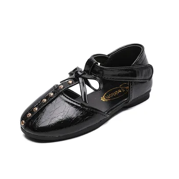 

2020New Little Girls Single Shoes Girls Princess Shoes for Cocktail Party Shoes Baby Girls Wedding Dance Shoes chaussure fille