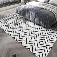 Простой ковер с нордическим узором для гостиной, домашние мягкие ковры для спальни Диванный кофейный столик, ковер для детей, ползающие ковры, модные коврики, коврик для Кабинета