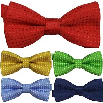 

Fashion Baby Girl Boy Child Pre Tied Party Wedding Dots Bow Tie Necktie