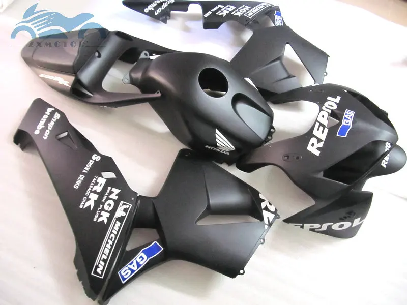 Комплект обтекателей для мотоциклов, пригодный для Honda CBR600RR 2005 2006 CBR 600 RR 05 06 черный Замена обтекателей комплектов кузова JK17