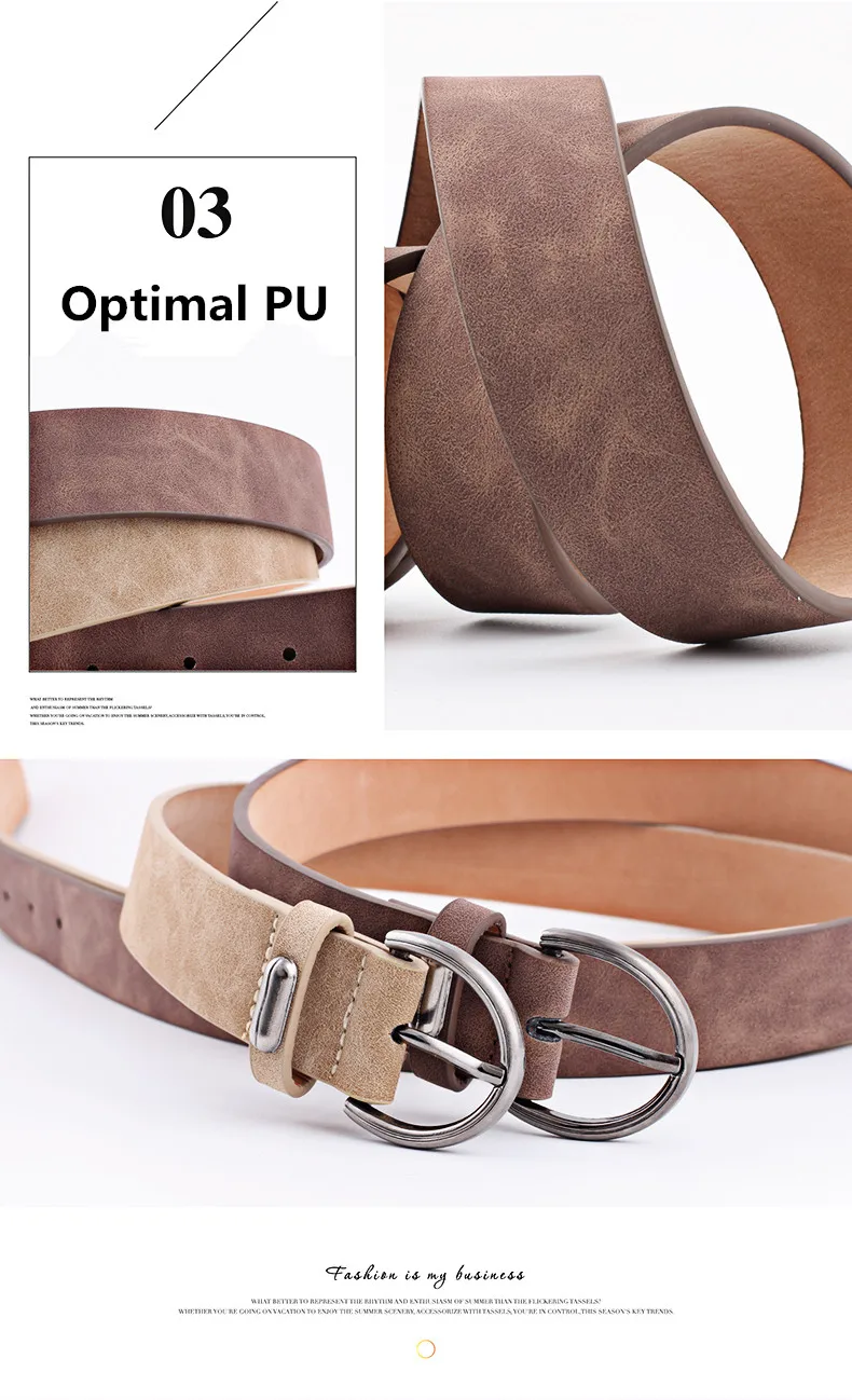 Earnda Explosive Women's Belt Pin buckle women's Belt Fashion Trend Belt For Jeans
