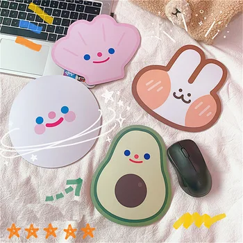

1 Pcs Ins Wind Japanese Personality Creative Mini Computer Mouse Pad Cute Smiley Cloud Avocado Mouse Pad Trumpet