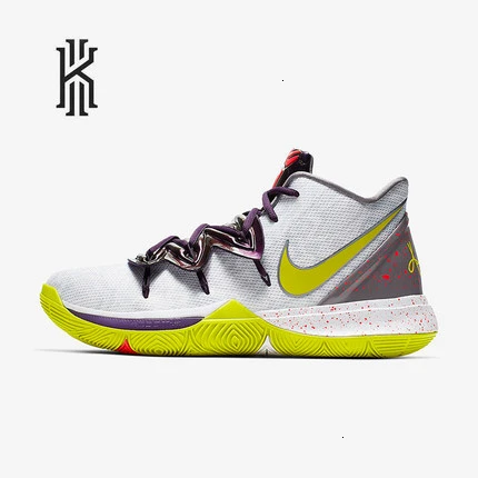 AO2919-102 Мужские баскетбольные кроссовки Nike Kyrie Erwin 5, Новое поступление, дышащие нескользящие спортивные кроссовки# CJ6951-700 - Цвет: AO2919-102