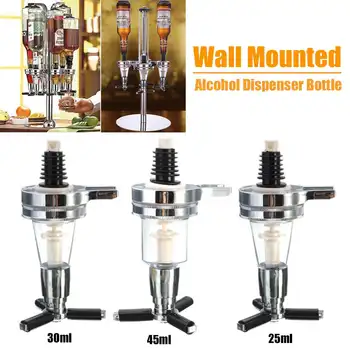 

Bottle Dispens Whiskey Bar Tools Wall Mounted Wine Alcohol Liquor Cocktail Beer Shot Dispenser Bottle 25/30/45ml Wine Divider