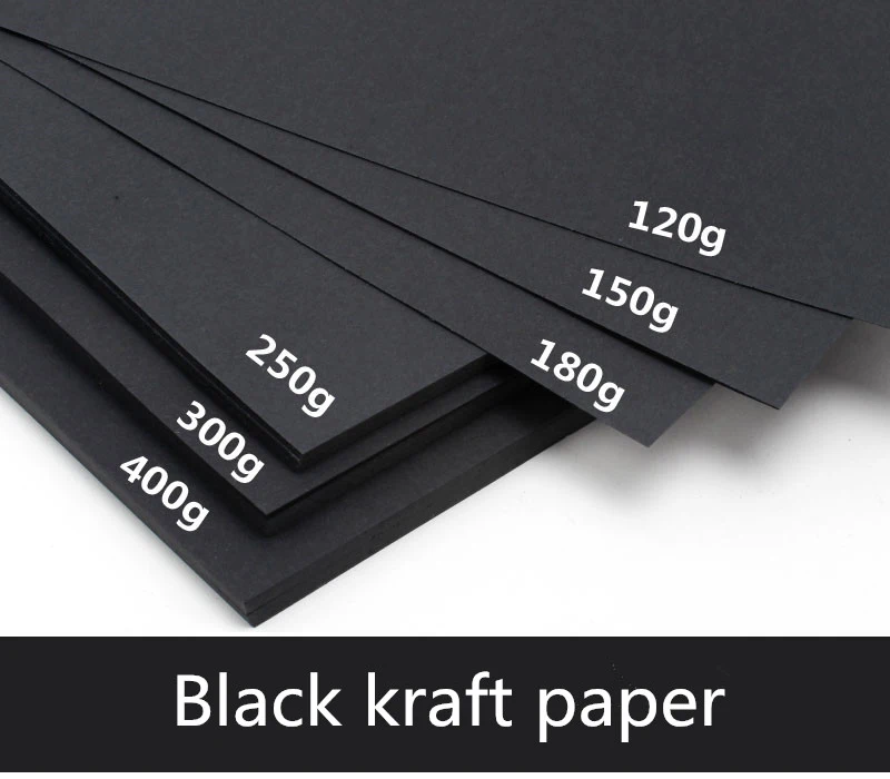 A4 A3 Gray Thicked Kraft Paper DIY Handmake Card Making Craft Paper Thick  Paperboard Grey Cardboard