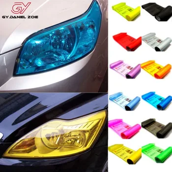 

30x60cm Car Tint Fashion Headlight Taillight Fog Light Vinyl Smoke Film Sheet Sticker Cover Car Styling For All Cars