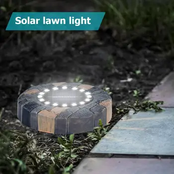 

4pcs Solar LED Lawn Lamp Waterproof Spike Courtyard Garden Path Way Ground Light Energy Saving and Environmental Protection