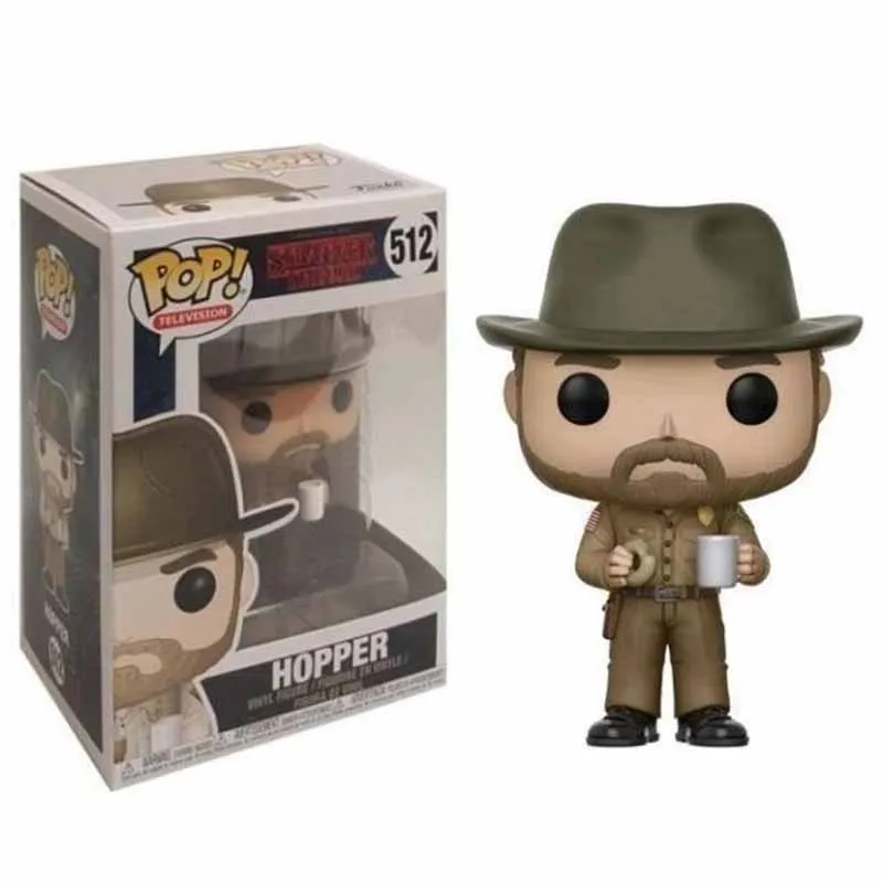 Funko pop Stranger Things Eleven Demogorgon Hopper Jonathan Nancy Brenner Joyce Фигурки Коллекционная модель игрушки с коробкой