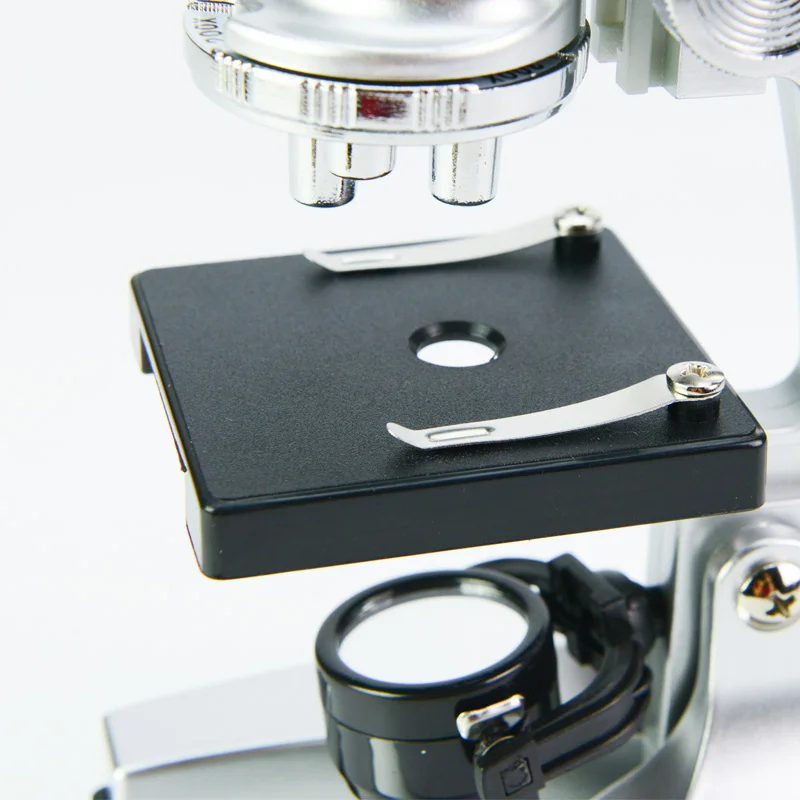 Подарок на день рождения 100x, 300x, 600x освещенная игрушка Монокуляр Студенческий микроскоп с зеркалом и лампой для детей