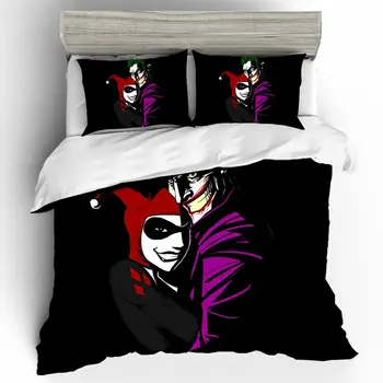 

Halle Joker Edredon Bedding Sets Duvet Cover Home Textile Single Queen King Size Bedding Set Bed Sheets Pillowcases Bed Linen