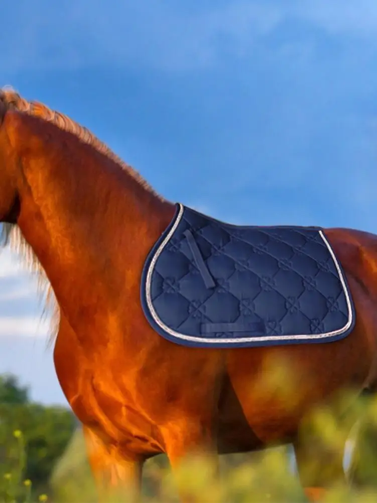 Дышащая подкладка для седла лошадей впитывающая пот верховой езды оборудование