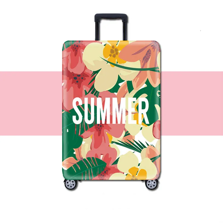 Фламинго, эластичная сила, Чехол для багажа, 18-32 дюйма, набор, защита для багажника, оболочка для путешествий, тяга, чемодан, утолщенные пылезащитные мешки